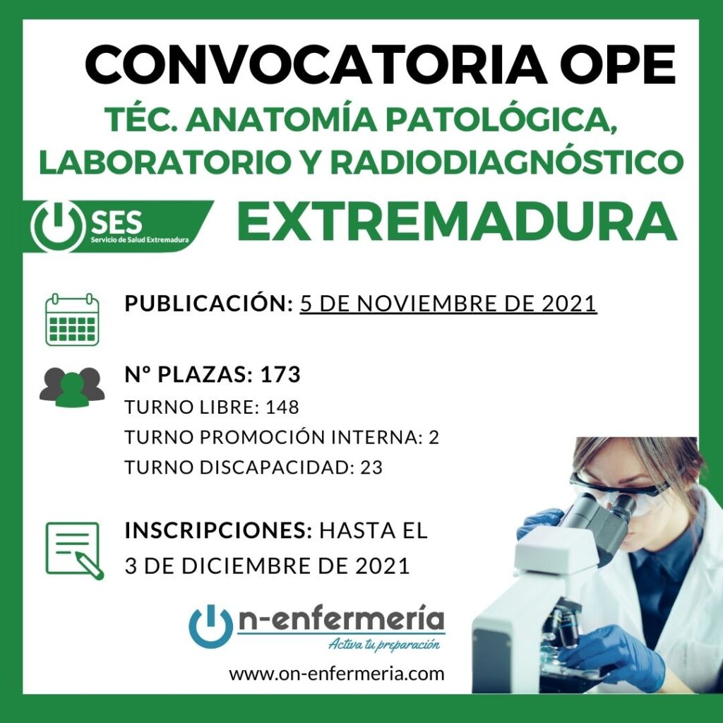 Anatomía Patológica, Laboratorio y Radiodiagnóstico Extremadura