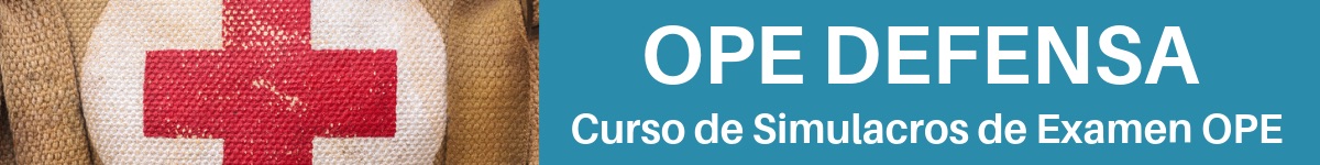 CURSO OPE ENFERMERIA DE DEFENSA 2019
