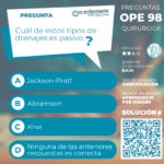 enfermería quirúrgica-simulacros-drenajes-onenfermería
