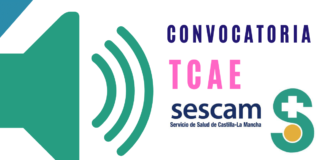 CONVOCATORIA OPE TCAE SESCAM 2017 2018