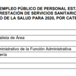 plazas OPE Salud Canarias 2020
