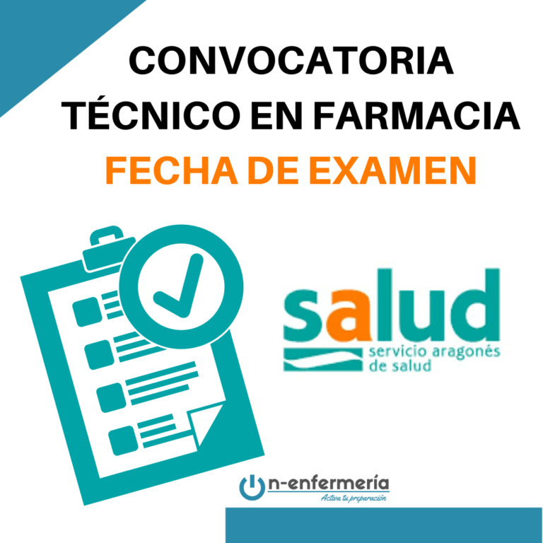 Listas provisionales y fecha de examen OPE Técnico de Farmacia Aragón 2021