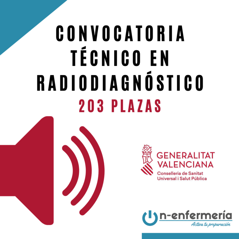 Convocatoria OPE Radiodiagnóstico Comunidad Valenciana: abierta inscripción