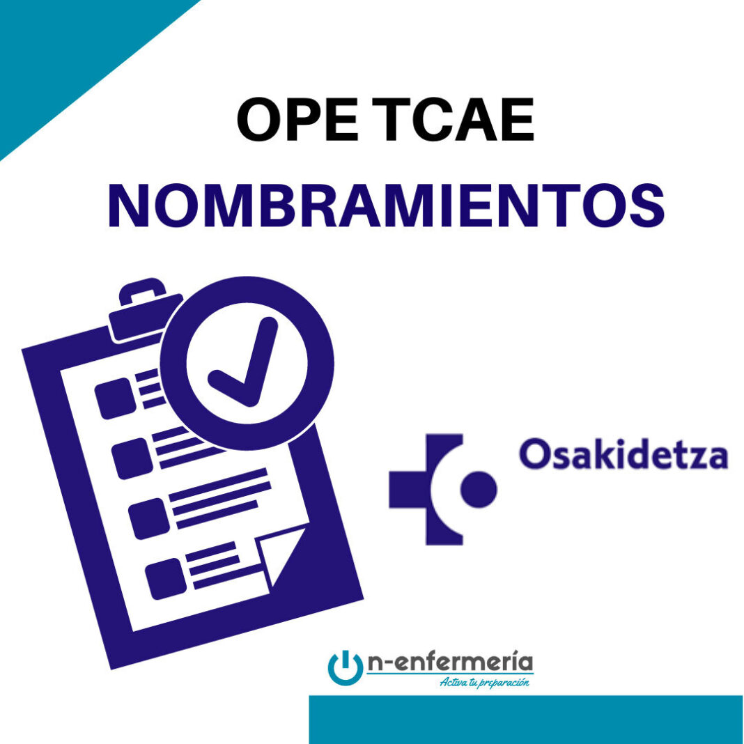 Nombramiento personal estatutario fijo OPE TCAE