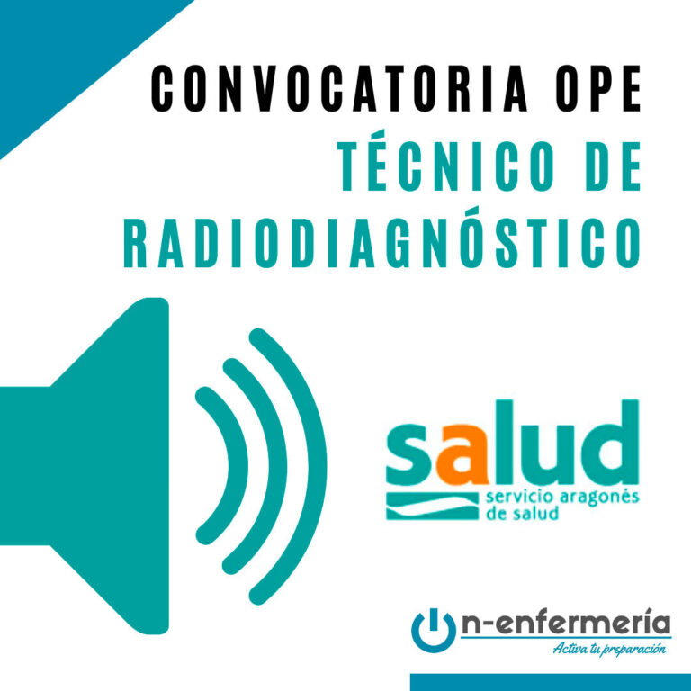 Convocatoria OPE Técnico de Radiodiagnóstico Aragón 2021