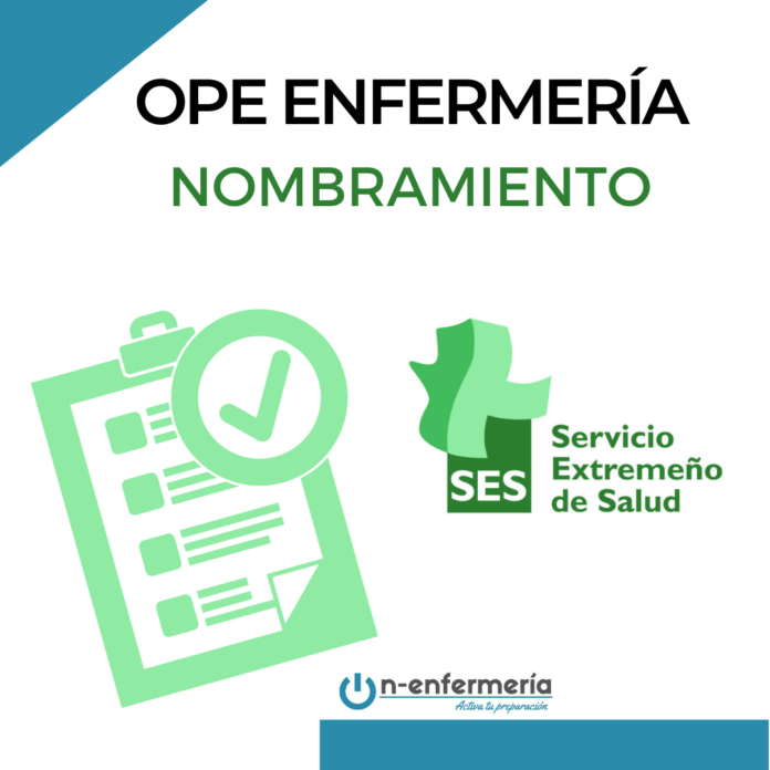 Nombramiento Enfermería Extremadura