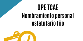 OPE TCAE Baleares nombramiento