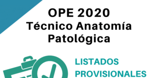 OPE 2020 Anatomía Patológica SESCAM