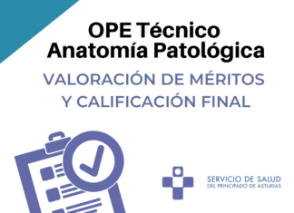 calificación final OPE Anatomía Patológica Asturias