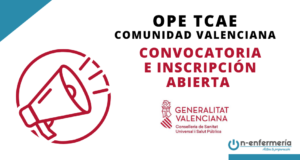 convocatoria ope tcae comunidad valenciana
