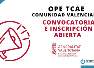 convocatoria ope tcae comunidad valenciana