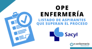 OPE Enfermería SACYL listado de aspirantes que superan el proceso