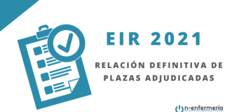 Relación definitiva de plazas adjudicadas EIR 2021