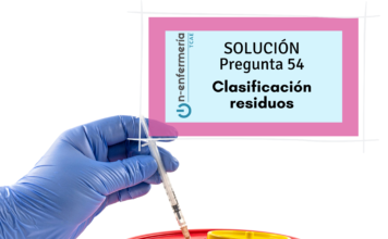 Solución nº54 TCAE - Clasificación residuos