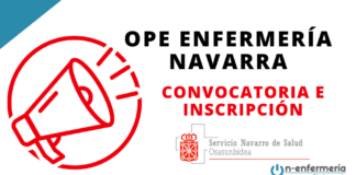 Inscripción convocatoria OPE Enfermería Navarra