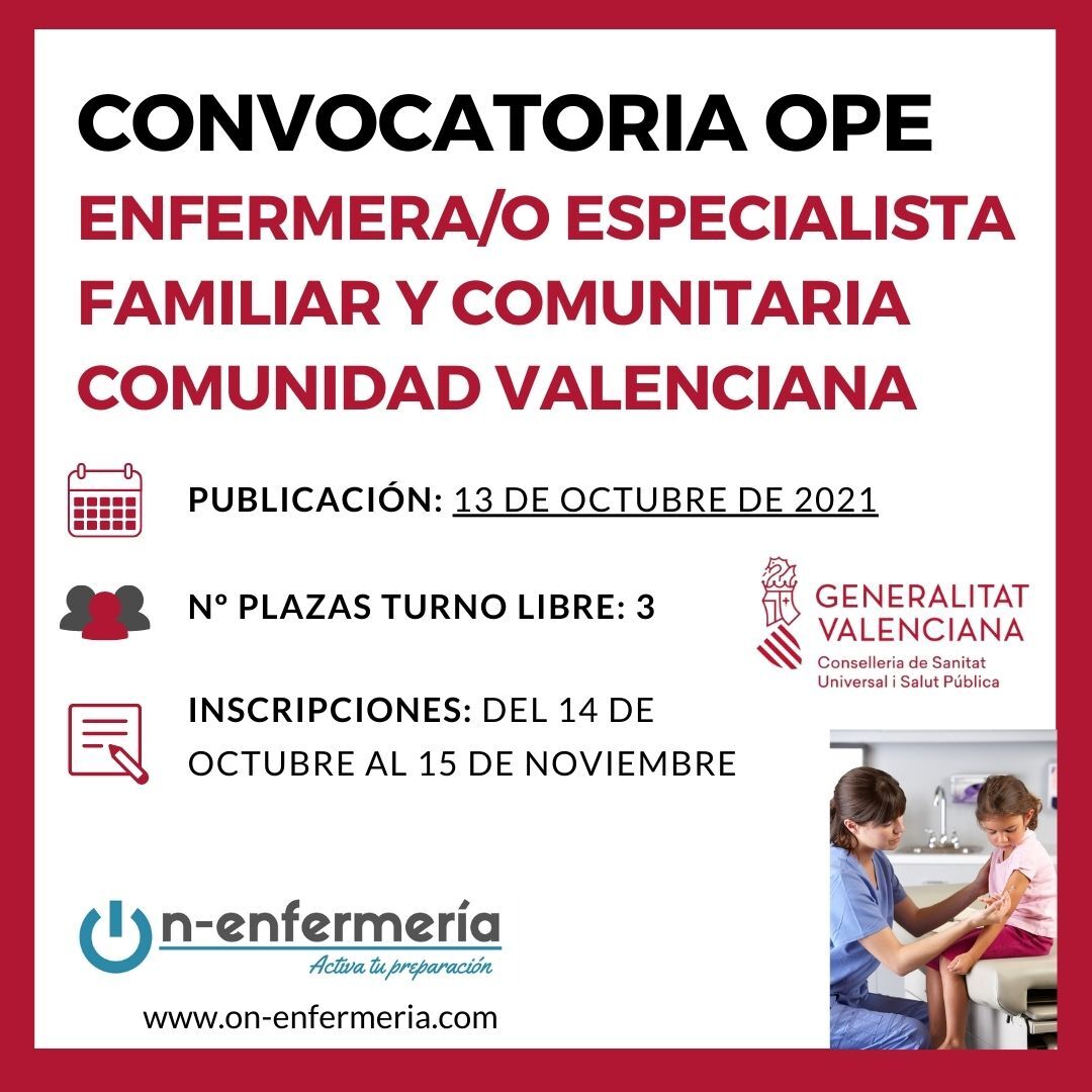 Convocatoria Familiar y Comunitaria C. Valenciana 2017