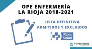 convocatoria OPE Enfermería La Rioja