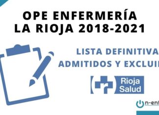 convocatoria OPE Enfermería La Rioja