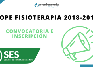 Convocatoria OPE Fisioterapia Extremadura 2018 - 2019