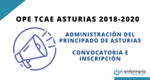 Convocatoria OPE TCAE Asturias 2018 - 2020 de la Administración del Principado de Asturias