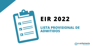 Lista provisional admitidos EIR 2022