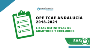 Listas definitivas OPE TCAE Andalucía 2018-2021