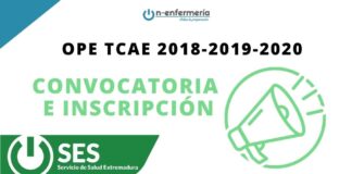 convocatoria TCAE Extremadura