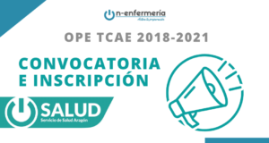Convocatoria OPE TCAE ARAGÓN 2018-2021