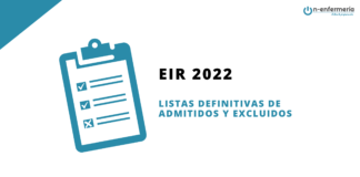Listas definitivas de admitidos y excluidos EIR 2022