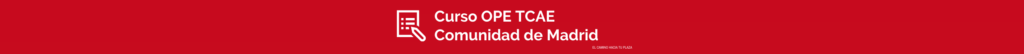 Pie de página - Cursos OPE TCAE Comunidad de Madrid