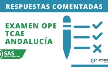 examen OPE TCAE Andalucía