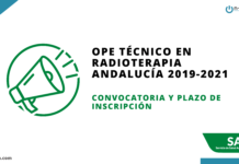 Convocatoria OPE Técnico Radioterapia Andalucía 2019-2021