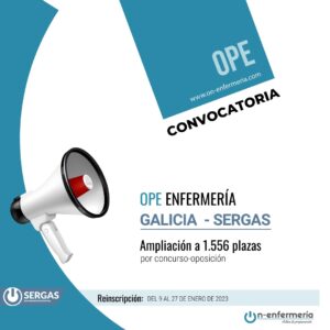 ampliación plazas convocatoria ope enfermería Galicia SERGAS