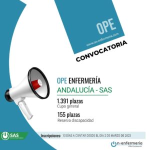 convocatoria OPE enfermería Andalucía