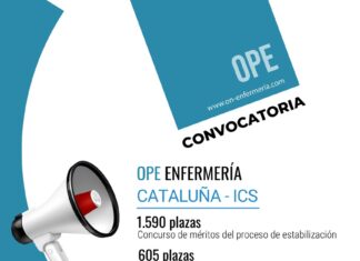 convocatoria ope enfermería cataluña