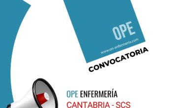 convocatoria enfermería Cantabria 72 plazas