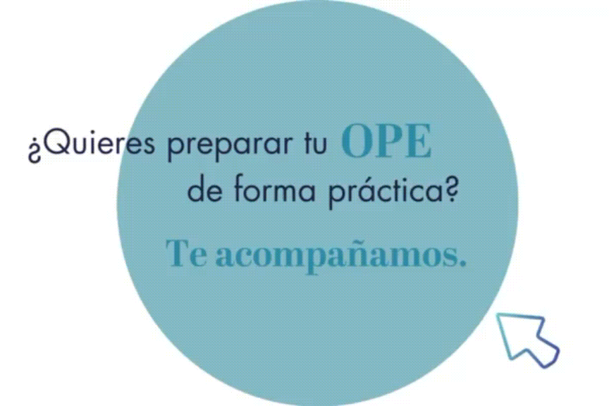 Botón texto: ¿quieres preparar tu OPE de forma práctica?