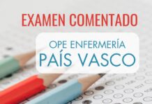 examen comentado OPE enfermería País Vasco