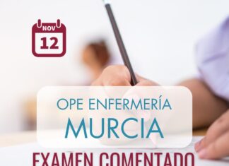 examen comentado OPE Enfermería Murcia