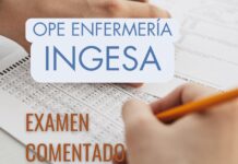 examen OPE Enfermería INGESA preguntas comentadas