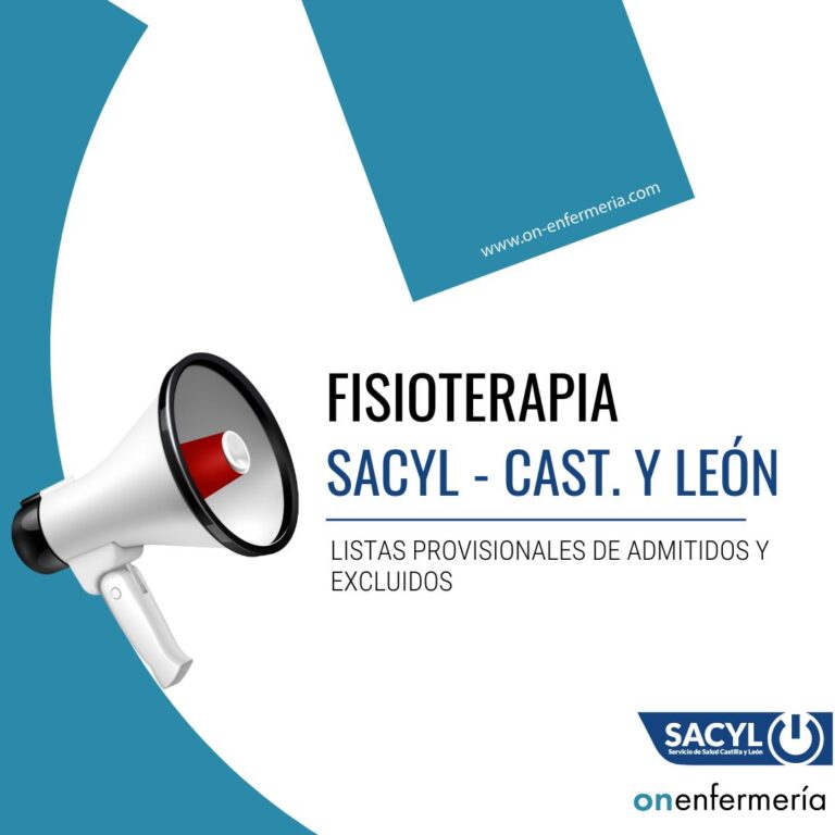 15/11/2024. SACYL CASTILLA Y LEON: Listas provisionales de admitidos y excluidos