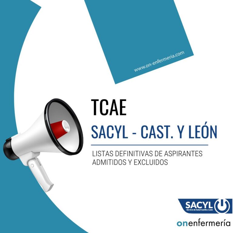 05/11/2024. SACYL CASTILLA Y LEÓN: Listado definitivo de aspirantes admitidos y excluidos