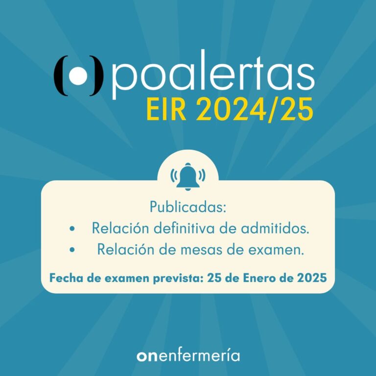 10/12/2024. EIR 2024/25: Publicada relación definitiva de admitidos