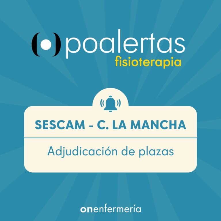 11/12/2024. SESCAM CASTILLA LA MANCHA: Adjudicación de plazas