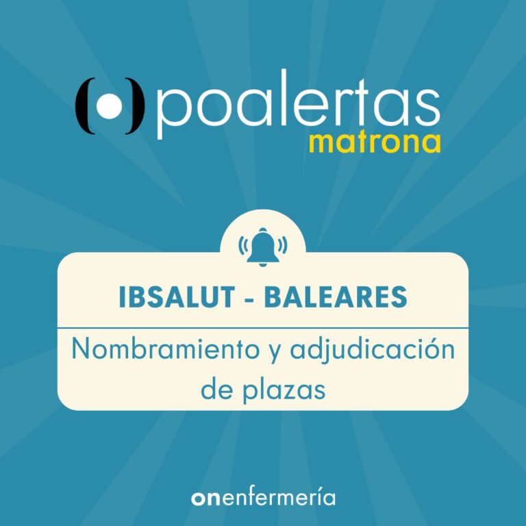 OPE Matrona IBSALUT Baleares Nombramiento y Adjudicación de plazas