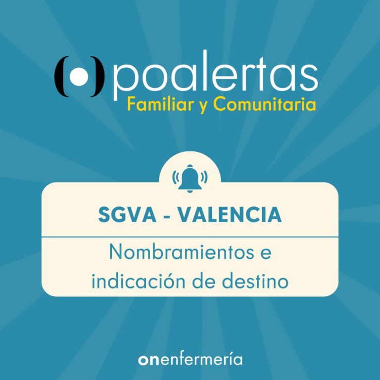 09/01/2025. SGVA VALENCIA: Nombramiento e indicación de destino 09/01/2025. SGVA VALENCIA: Nombramiento e indicación de destino