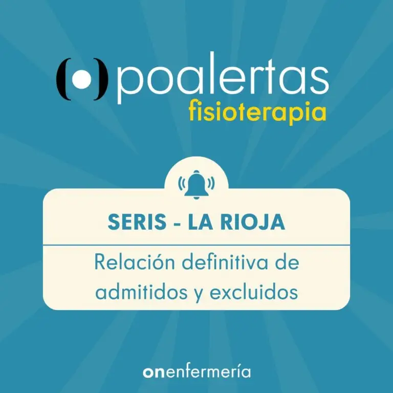 Fisioterapia SERIS La Rioja Relación definitiva de admitidos