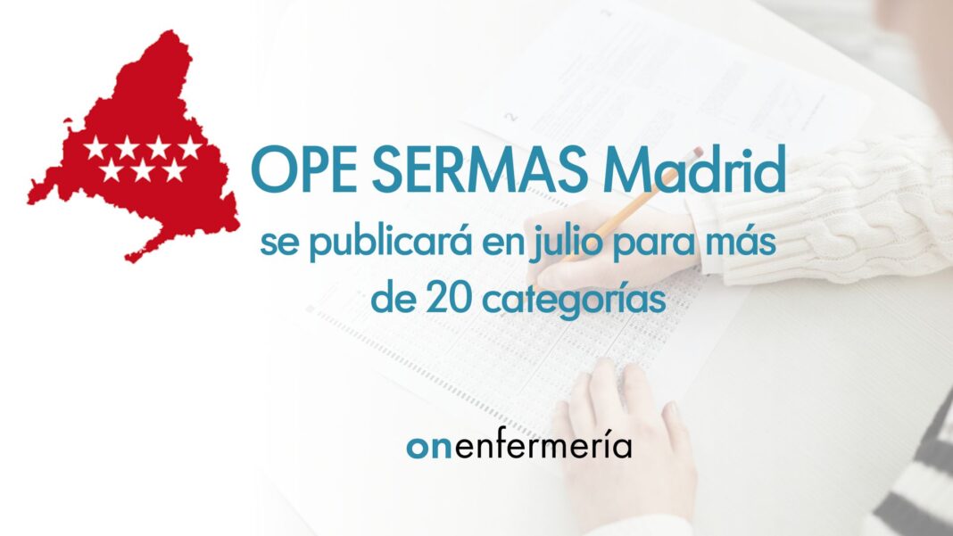 Convocatoria OPE SERMAS Madrid Convocatoria OPE SERMAS Madrid