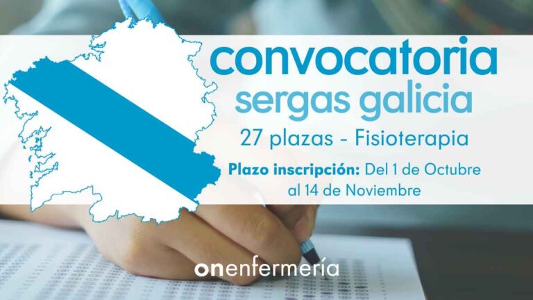 Convocatoria Fisioterapia (SERGAS Galicia) – 27 plazas