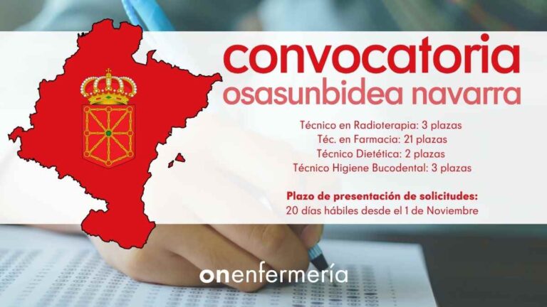 Convocatoria OSASUNBIDEA Navarra Técnico Sanitario